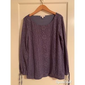 Lauren Conrad Eyelit Top